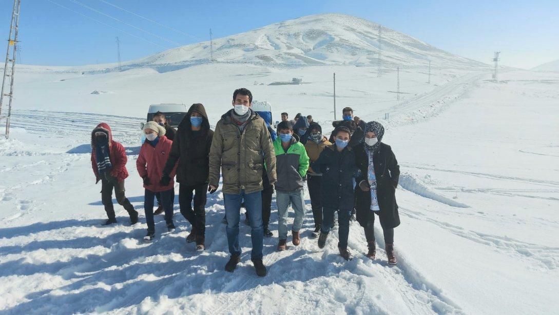 Muradiye İlçe Milli Eğitim Müdürlüğü Tarafından Düzenlenen Kayak Etkinliği