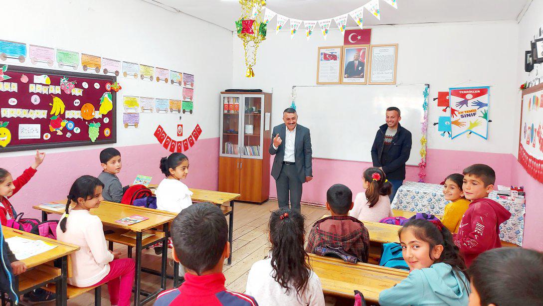 Müdürümüz Yüksel ZORLU Balaklı Mezrası İlkokulu'nu ziyaret etti 
